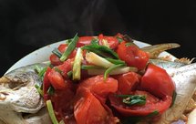 西红柿焖鲳鱼