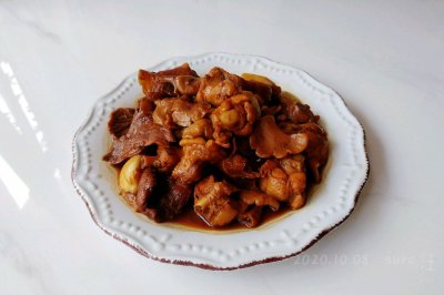 蒜香酱油蘑菇鸡