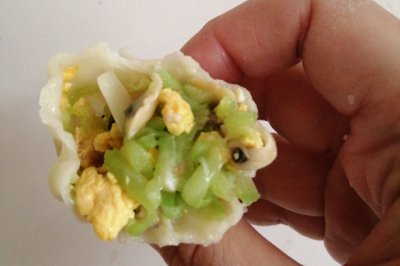 史上最简单的饺子系列之二黄瓜蛤蜊鸡蛋饺子